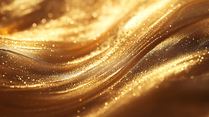 Wall Mural - abstract golden bokeh background