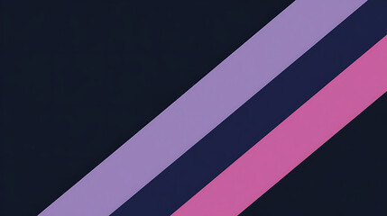 Aufkleber - Dark blue background with diagonal stripes of dark navy and light purple in a simple flat design