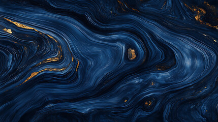 Poster - Dark blue wood texture or background