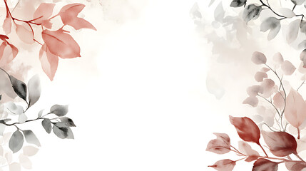 Poster - Assorted autumn leaves and acorns arranged on a white background, vibrant fall foliage pattern, isolated on white
