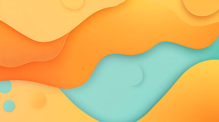 Leinwandbilder - Background gradient in orange and light blue, yellow gradient, gradient background