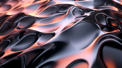Leinwandbilder - Background shapes 3d render