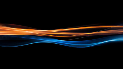 Poster - Abstract background with yellow and orange gradient