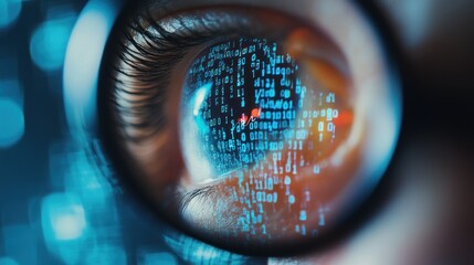 Concept of searching for data and content on the internet. Search engine optimization. Artificial intelligence. 