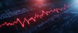 © regulator - Digital heartbeat graph displaying data trends in red on a dark background.