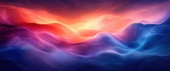 Aufkleber - Gradient Abstract Background Pink Blue Smooth Soft Blending Colors Textured Light Design