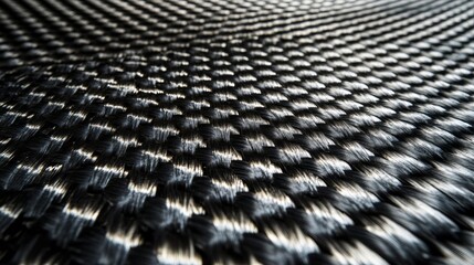 Intricate Carbon Fiber Weave Pattern - A Modern Industrial Design