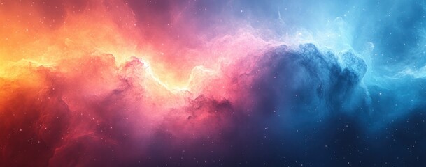 Fototapete - Pastel Gradient Background Blue Pink Soft Dreamy Impressionism Style Textured Abstract Design