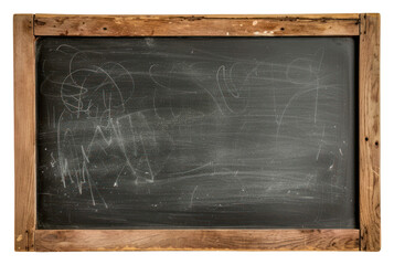 Wall Mural - PNG A blackboard handwriting absence pattern.