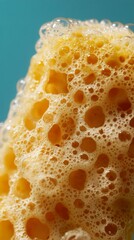 Wall Mural - Abstract Foam Bubbles: Close-up Macro Photography