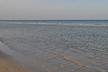 Wall Mural - sea ​​and sand beautiful sunlight