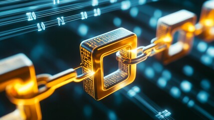 Blockchain Security Digital Ledger Data Chain