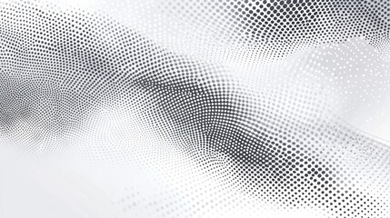 Wall Mural - halftone white and grey dotted abstract vector background for business concepts, modern graphic desi