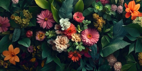 Canvas Print - Close-up of flowers