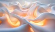 © Mark - Abstract glowing light forms blending soft surreal colors. Generative AI