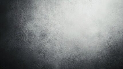 Wall Mural - matte gray smooth plastic surface with fine texture and subtle vignette on right side – minimalist e
