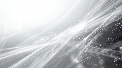 Wall Mural - abstract white and gray background with subtle linear patterns, minimalistic white light gradient, a