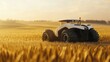 © Sirinya - A modern tractor with GPS technology in a golden wheat field, representing innovation in agriculture.