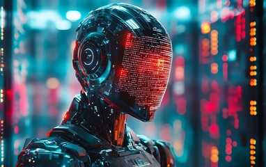 Futuristic AI coding agent