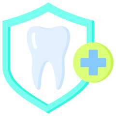 Canvas Print - Dental Insurance Icon