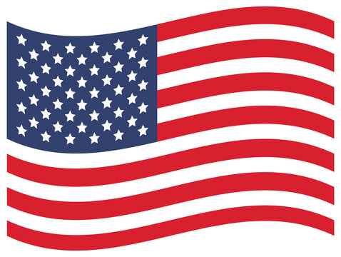 united states american flag illustration
