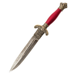 Vintage Dagger Isolated for Artistic and Historical Use Transparent Background