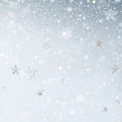 Wall Mural - Snowfall dance winter wonderland nature photography serene environment close-up view tranquil atmosphere