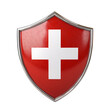 © Minu Mamtaj - 3d shield first aid cross isolated on transparent background