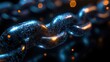 © Ibrahim - Brightly glowing links form a robust digital chain, showcasing intricate patterns and textures against a dark backdrop filled with subtle light reflections, evoking a sense of strength and connection