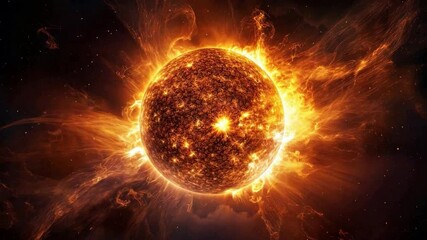 Leinwandbilder - Solar Flare Eruption 