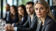 © anantachat - Business team applauding a colleague during an award ceremony reflecting recognition and career milestones Stock Photo with side copy space