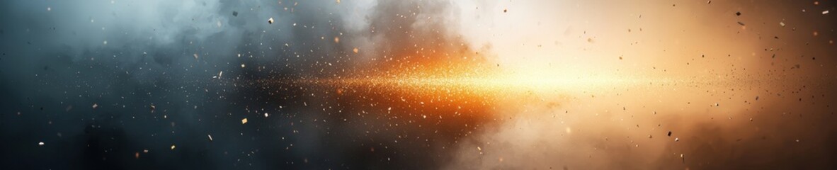 Wall Mural - Cosmic Burst of Light and Color in Space Scene