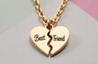 © Dariya - heart shaped best friend necklace