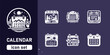 © sae - calendar icon set