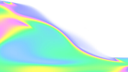 Leinwandbilder - Captivating Abstract Pastel Swirls and Colorful Hues Set in a Beautiful Soft Light