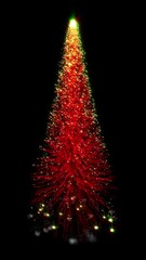 Wall Mural - Magic Christmas Tree Grow Opener Motion Graphics Element