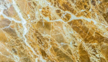 Aufkleber - Golden Brown Marble Texture with Natural Veins. High-Quality Abstract Stone Background for Interior Design, Luxury Flooring, Countertops, Wall Cladding, Architecture, and Modern Decor Concepts