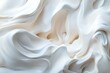 © Leo - Abstract flowing white silk fabric with soft waves and texture