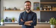 © Christopher - Portrait of nutritionist standing proudly in consulting office, providing dietary advice and consultation