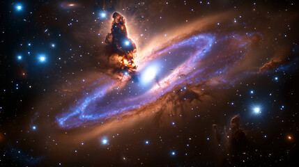 fantastic space galaxy background