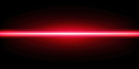 Wall Mural - red line is shown on a black background