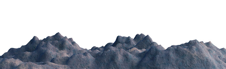 grey alien planet surface, 3d space moon desert rocks background nature mountain dry hill landscape.