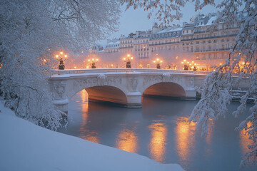 Wall Mural - Paris In Winter