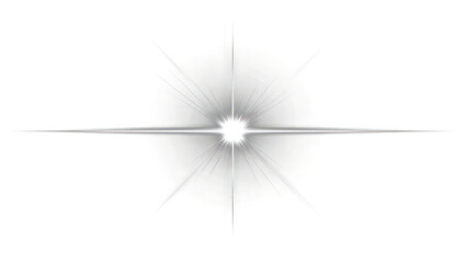 Wall Mural - png an isolated white blink light effect flare background lighting.