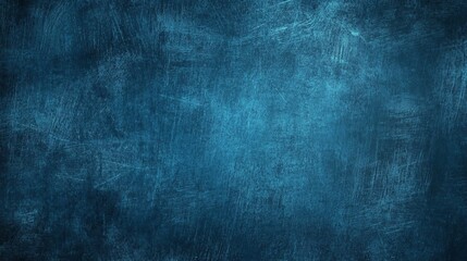 Wall Mural - dark blue grunge concrete wall  texture used a background
