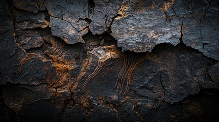 Aufkleber - Dynamic steel texture eroded grooves showcase organic design industrial setting visual art abstract perspective