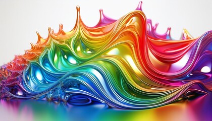 Wall Mural - abstract colorful background with circles