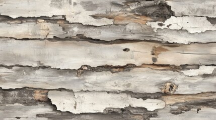 Wall Mural - Weathered Wood Texture Shows Aged Gray And Brown Tones