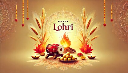 Lohri festival celebration. 13 January