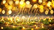 © Four888 - Long Exposure Holly Jolly Christmas Animation, Yellow Lights, Festive Holiday Background, Christmas Lights Photography